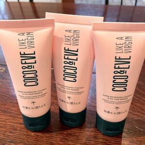 3 x 68ml Coco & Eve super nourishing coconut $ fig hair masque